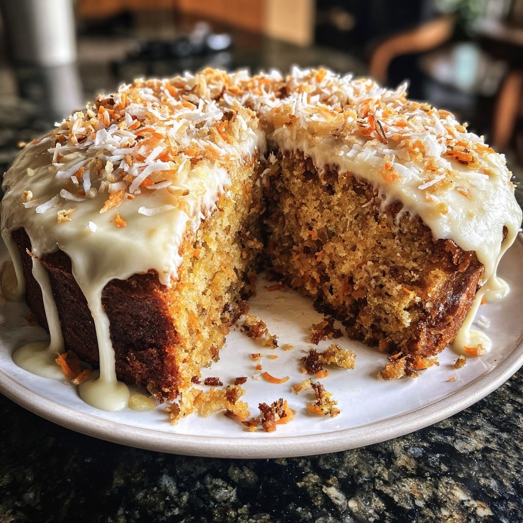 Karottenkuchen Mit Kokos