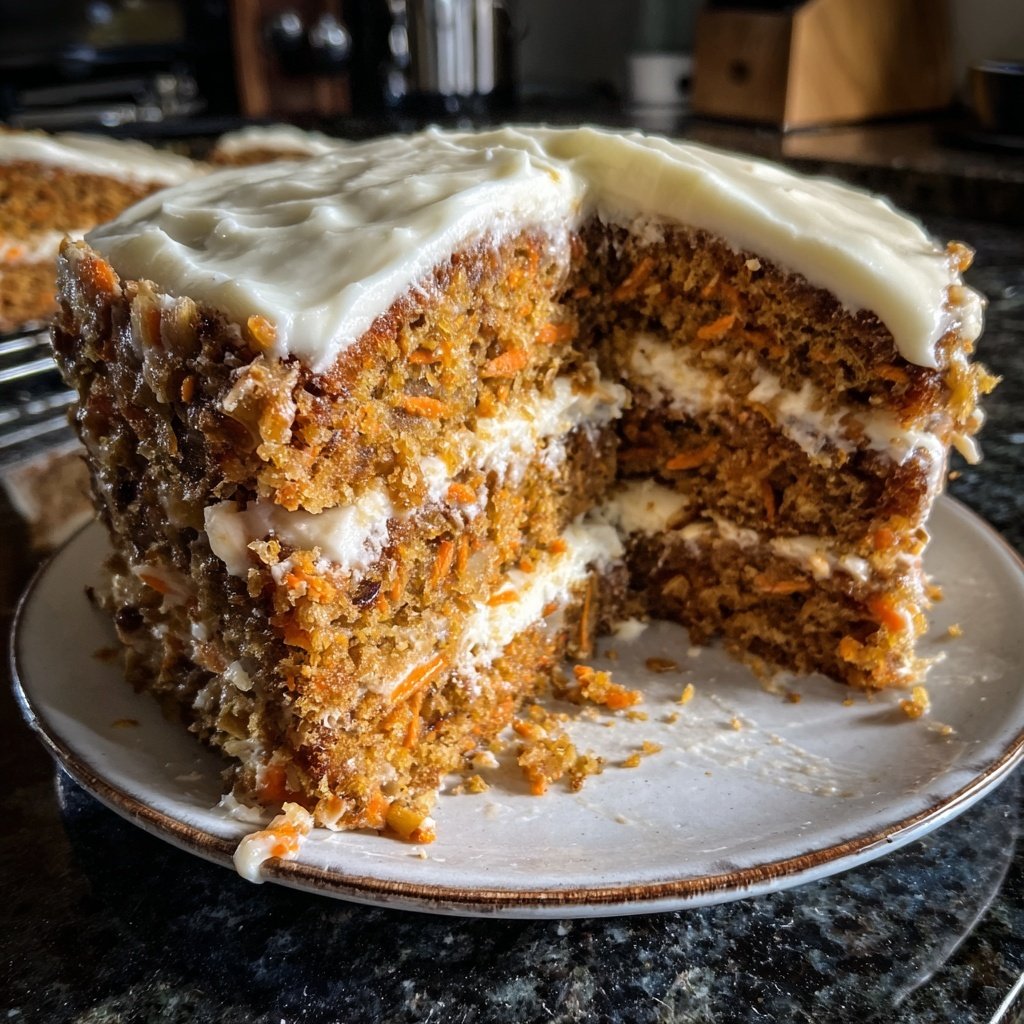 Karottenkuchen Mit Frischkäse Frosting