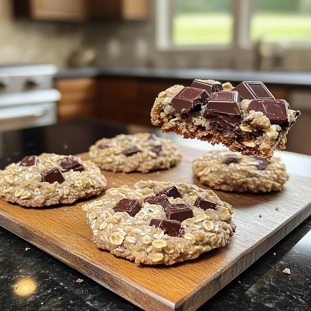 Schoko-Hafer Cookies – glutenfrei & vegan